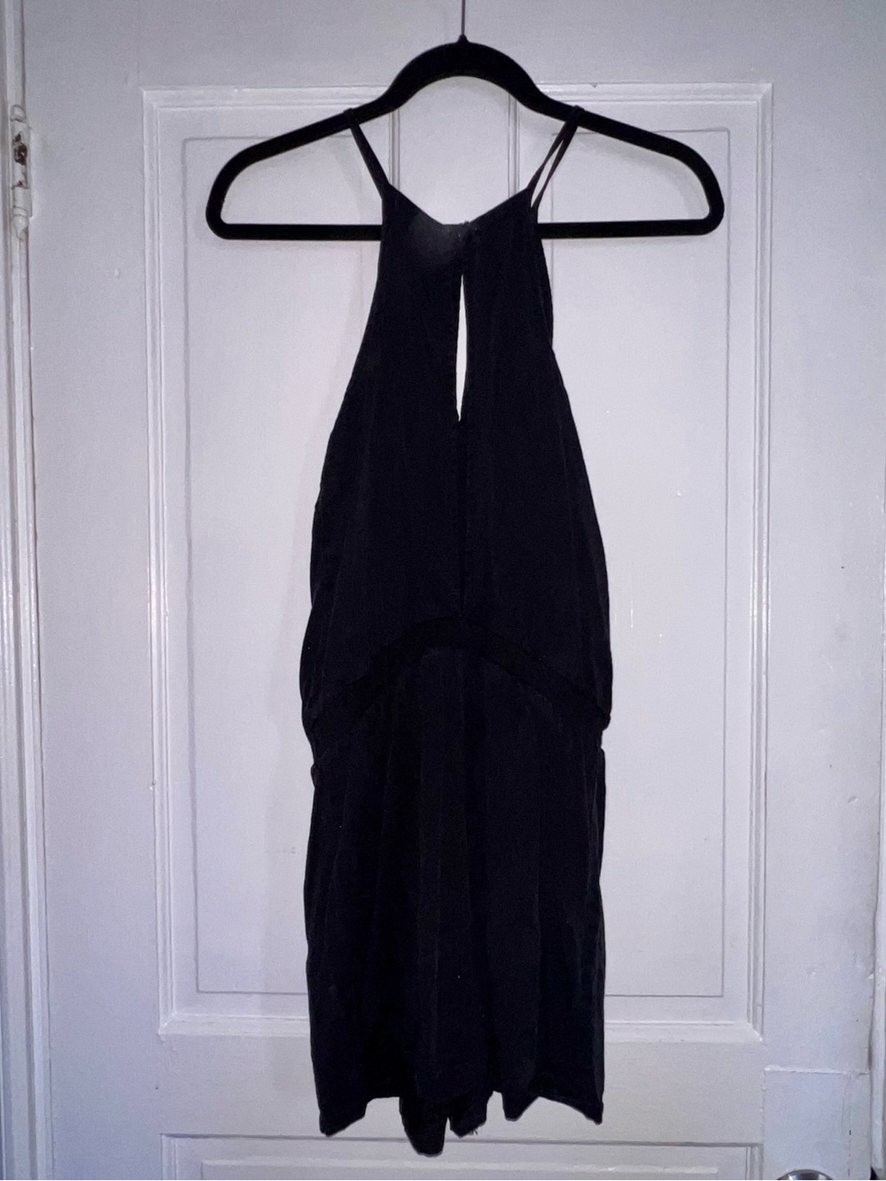 Project Social T Black Halter Neck Romper